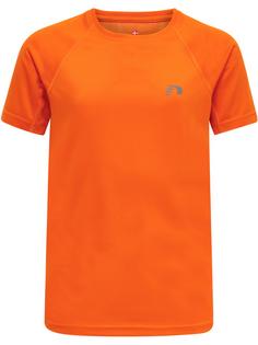 Newline KIDS CORE RUNNING T-SHIRT S/S Funktionsshirt Kinder ORANGE TIGER