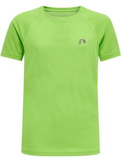 Newline KIDS CORE RUNNING T-SHIRT S/S Funktionsshirt Kinder GREEN FLASH
