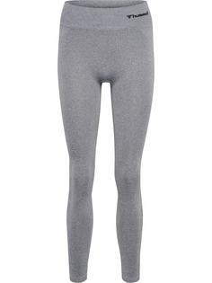 hummel hmlCI SEAMLESS MW SCRUNCH TIGHT Tights Damen GREY MELANGE