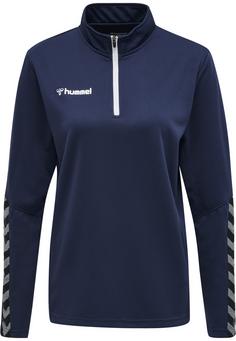 hummel hmlAUTHENTIC HALF ZIP SWEATSHIRT WOMAN Funktionssweatshirt Damen MARINE