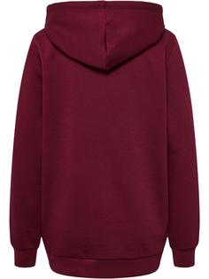 Rückansicht von hummel hmlBOOSTER WOMAN HOODIE Hoodie Damen CABERNET