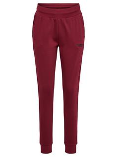 hummel hmlBOOSTER TAPERED WOMAN PANTS Hose Damen CABERNET
