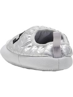 Rückansicht von hummel JUNIOR SLIPPER Slipper Kinder SILVER