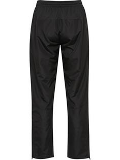 Rückansicht von hummel hmlAUTHENTIC KIDS MICRO PANT Trainingshose Kinder BLACK/WHITE