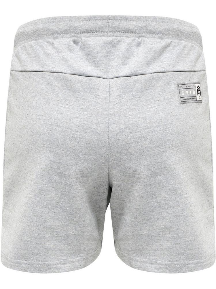 hummel hummel hmlMOVE GRID COT. SHORTS WOMAN Funktionsshorts Damen - GREY MELANGE - 0 | SportScheck