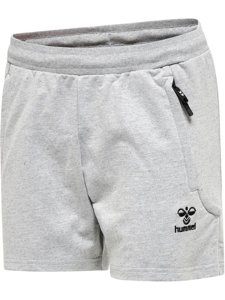 hummel hummel hmlMOVE GRID COT. SHORTS WOMAN Funktionsshorts Damen - GREY MELANGE - 1 | SportScheck