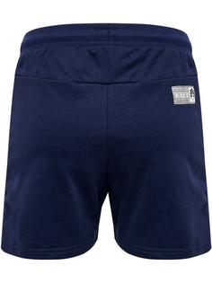 Rückansicht von hummel hmlMOVE GRID COT. SHORTS WOMAN Funktionsshorts Damen MARINE