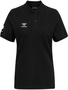 hummel hmlMOVE GRID POLO WOMAN Funktionsshirt Damen BLACK
