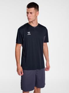Rückansicht von hummel hmlAUTHENTIC PL JERSEY S/S Funktionsshirt Herren BLACK