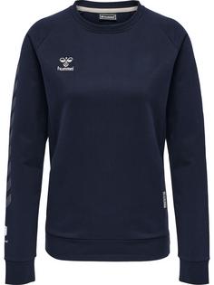 hummel hmlMOVE GRID COT. SWEATSHIRT WOMAN Funktionssweatshirt Damen MARINE