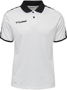 hummel hmlAUTHENTIC FUNCTIONAL POLO Funktionsshirt Herren WHITE