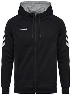 hummel HMLGO COTTON ZIP HOODIE Funktionssweatshirt Herren BLACK