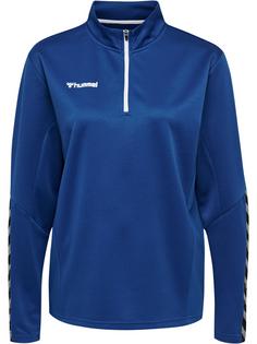 hummel hmlAUTHENTIC HALF ZIP SWEATSHIRT WOMAN Funktionssweatshirt Damen TRUE BLUE
