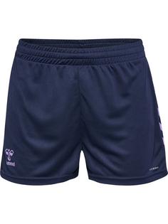 hummel hmlSTALTIC POLY SHORTS WOMAN Funktionsshorts Damen MARINE/PAISLEY PURPLE