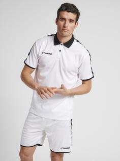 Rückansicht von hummel hmlAUTHENTIC FUNCTIONAL POLO Funktionsshirt Herren WHITE
