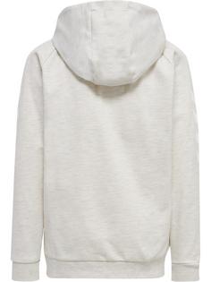 Rückansicht von hummel HMLGO COTTON ZIP HOODIE WOMAN Hoodie Damen EGRET MELANGE