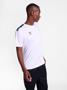 Rückansicht von hummel hmlAUTHENTIC PL JERSEY S/S Funktionsshirt Herren WHITE