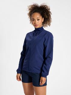 Rückansicht von hummel hmlCOURT WOVEN JACKET WOMAN Funktionssweatshirt Damen MARINE