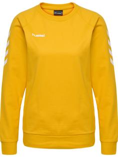 hummel HMLGO COTTON SWEATSHIRT WOMAN Funktionssweatshirt Damen SPORTS YELLOW
