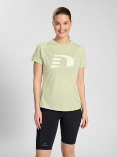Rückansicht von Newline nwlORLANDO T-SHIRT S/S WOMAN Funktionsshirt Damen AGATE GREY MELANGE