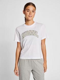 Rückansicht von hummel hmlIC GILL LOOSE T-SHIRT T-Shirt Damen WHITE