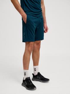Rückansicht von hummel hmlTE FLEX MESH SHORTS Funktionsshorts Herren REFLECTING POND