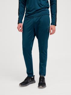 Rückansicht von hummel hmlTE STRENGTH TRAINING PANTS Trainingshose Herren REFLECTING POND