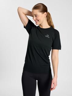 Rückansicht von Newline nwlRIVERSIDE SEAMLESS T-SHIRT S/S W Funktionsshirt Damen BLACK