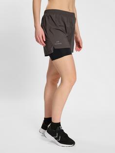 Rückansicht von Newline nwlDETROIT 2IN1 SHORTS WOMAN Funktionsshorts Damen PAVEMENT