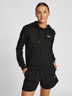 Rückansicht von hummel hmlLGC SHAI HOODIE Hoodie Damen BLACK