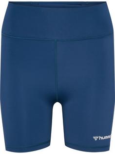 hummel hmlMT ACTIVE HW TIGHT SHORTS Funktionsshorts Damen INSIGNIA BLUE