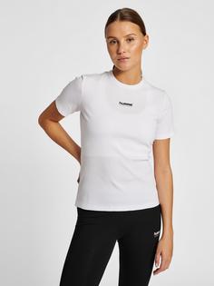 Rückansicht von hummel hmlLGC SCARLETT T-SHIRT T-Shirt Damen WHITE
