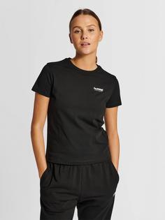 Rückansicht von hummel hmlLGC KRISTY SHORT T-SHIRT T-Shirt Damen BLACK