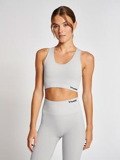 Rückansicht von hummel hmlMT REST SEAMLESS RIB SPORTS TOP Funktionstop Damen PALOMA