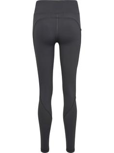 Rückansicht von hummel hmlSPRINT TIGHTS WOMAN Tights Damen FORGED IRON