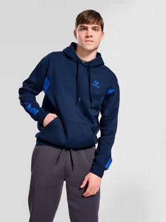 Rückansicht von hummel hmlACTIVE CO HOODIE Hoodie Herren DRESS BLUES