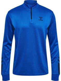 hummel hmlACTIVE PL HALF ZIP Funktionssweatshirt Herren PRINCESS BLUE