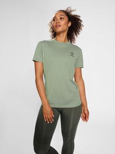 Rückansicht von hummel hmlACTIVE PL JERSEY S/S WOMAN Funktionsshirt Damen DESERT SAGE