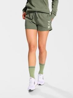 Rückansicht von hummel hmlACTIVE CO SHORTS WOMAN Funktionsshorts Damen SEA SPRAY