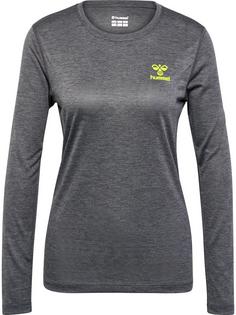 hummel hmlSPRINT T-SHIRT L/S WOMAN Funktionsshirt Damen FORGED IRON MELANGE