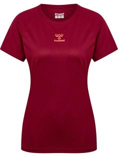 hummel hmlSPRINT MESH T-SHIRT S/S WOMAN Funktionsshirt Damen RHUBARB