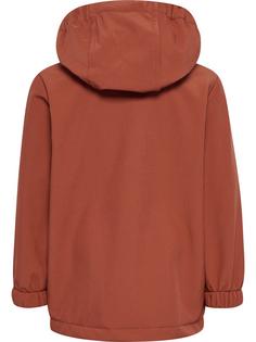 Rückansicht von hummel hmlMARS MINI SOFTSHELL JACKET Trainingsjacke Kinder COPPER BROWN