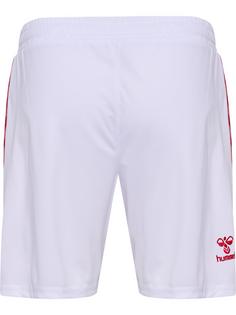 Rückansicht von hummel 1FCK 23/24 HOME SHORTS Funktionsshorts WHITE/TRUE RED