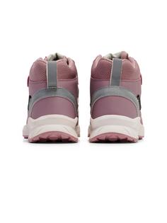 Rückansicht von hummel TRAIL WALKER MID TEX JR Winterschuhe Kinder PINK