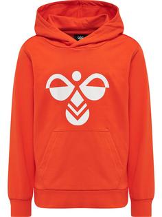 hummel hmlCUATRO HOODIE Hoodie Kinder CHERRY TOMATO