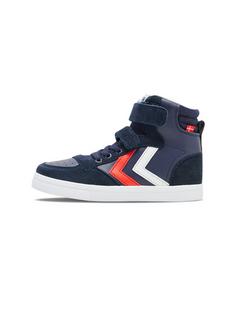 hummel SLIMMER STADIL LEATHER HIGH JR Sneaker Kinder PEACOAT