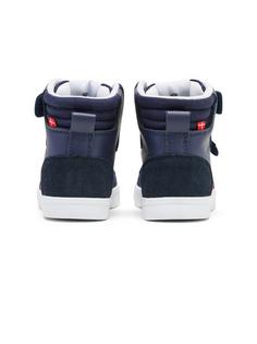 Rückansicht von hummel SLIMMER STADIL LEATHER HIGH JR Sneaker Kinder PEACOAT