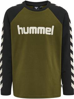 hummel HMLBOYS T-SHIRT L/S Funktionsshirt Kinder DARK OLIVE
