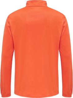 Rückansicht von hummel hmlPROMO POLY SUIT Trainingsanzug Herren NASTURTIUM/OMBRE BLUE