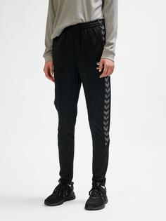 Rückansicht von hummel hmlAUTHENTIC TRAINING PANTS WOMAN Trainingshose Damen BLACK